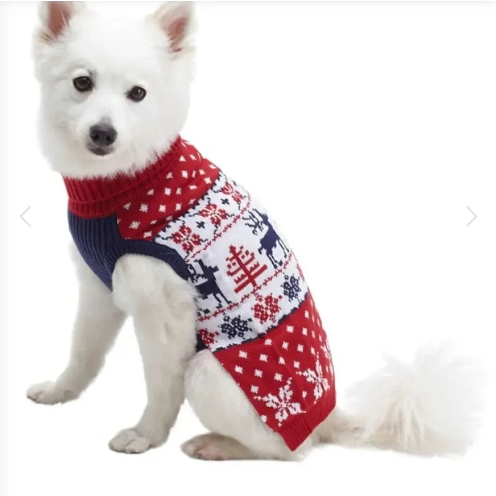Christmas Matching Sweater,Reindeer Red Ugly Matching Family Sweaters,Xmas Apple